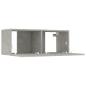 Preview: 7-tlg. TV-Schrank-Set Betongrau Holzwerkstoff