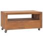 Preview: ARDEBO.de - TV-Schrank mit Rollen 80x50x42 cm Teak Massivholz