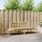 Preview: ARDEBO.de - Outdoor-Sofagarnitur Polyester Weiß