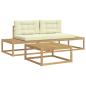 Preview: Outdoor-Sofagarnitur Polyester Weiß
