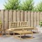 Preview: ARDEBO.de - Outdoor-Sofagarnitur Polyester Weiß