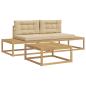 Preview: Outdoor-Sofagarnitur Polyester Weiß