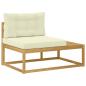 Preview: 7 stk. Outdoor-Sofagarnitur Polyester Weiß