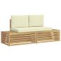 Preview: 2 stk. Outdoor-Sofagarnitur Polyester Weiß