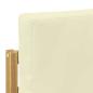 Preview: Outdoor-Sofagarnitur mit Kissen Weiß 59 x 59 x 37 cm Polyester