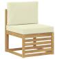 Preview: 5 stk. Outdoor-Sofagarnitur Polyester Weiß