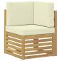 Preview: 5 stk. Outdoor-Sofagarnitur Polyester Weiß