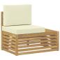Preview: 5 stk. Outdoor-Sofagarnitur Polyester Weiß