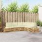 Preview: ARDEBO.de - 6 stk. Outdoor-Sofagarnitur Polyester Weiß