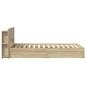 Preview: Bettgestell mit Stauraum Sonoma-Eiche 90 x 190 cm Holzwerkstoff