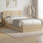 Preview: ARDEBO.de - Bettgestell mit Stauraum Sonoma-Eiche 90 x 200 cm Holzwerkstoff