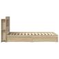 Preview: Bettgestell mit Stauraum Sonoma-Eiche 90 x 200 cm Holzwerkstoff