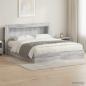Preview: ARDEBO.de - Bettgestell mit Stauraum Grau Sonoma 180 x 200 cm Holzwerkstoff
