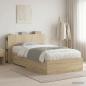 Preview: ARDEBO.de - Bettgestell mit Stauraum Sonoma-Eiche 80 x 200 cm Holzwerkstoff