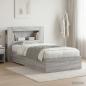 Preview: ARDEBO.de - Bettgestell mit Stauraum Grau Sonoma 80 x 200 cm Holzwerkstoff