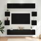 Preview: ARDEBO.de - TV-Schrankset 10 pcs 180 x 30 x 30 cm Schwarze Eiche
