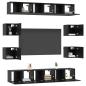 Preview: TV-Schrankset 10 pcs 180 x 30 x 30 cm Schwarze Eiche