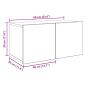 Preview: TV-Schrankset 10 pcs 180 x 30 x 30 cm Schwarze Eiche