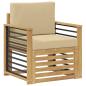 Preview: Outdoor-Sofagarnitur Polyester Weiß