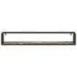 Preview: Wandregale 2 Stk. 110x17x17 cm Altholz Massiv und Eisen