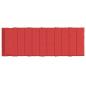 Preview: Sonnenliegen-Auflage Rot 180x60x4 cm Oxford-Gewebe