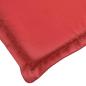 Preview: Sonnenliegen-Auflage Rot 180x60x4 cm Oxford-Gewebe