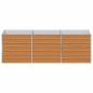 Preview: Hochbeet Hellbraun 240 x 80 x 77 cm Verzinkter Stahl