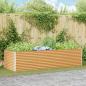 Preview: ARDEBO.de - Hochbeet Hellbraun 290 x 100 x 68 cm Verzinkter Stahl