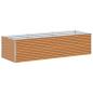 Preview: Hochbeet Hellbraun 290 x 100 x 68 cm Verzinkter Stahl