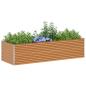 Preview: Hochbeet Hellbraun 290 x 100 x 68 cm Verzinkter Stahl