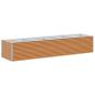 Preview: Hochbeet Hellbraun 390 x 100 x 68 cm Verzinkter Stahl