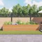 Preview: Hochbeet Hellbraun 390 x 100 x 68 cm Verzinkter Stahl