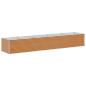 Preview: Hochbeet Hellbraun 485 x 100 x 68 cm Verzinkter Stahl