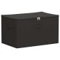 Preview: Aufbewahrungsbox Vliesstoff 60 x 43 x 35 cm 90,3 L Anthrazit