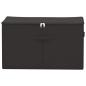 Preview: Aufbewahrungsbox Vliesstoff 60 x 43 x 35 cm 90,3 L Anthrazit