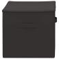 Preview: Aufbewahrungsbox Vliesstoff 60 x 43 x 35 cm 90,3 L Anthrazit