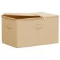 Preview: Aufbewahrungsbox Vliesstoff 60 x 43 x 35 cm 90,3 L Creme