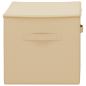 Preview: Aufbewahrungsbox Vliesstoff 60 x 43 x 35 cm 90,3 L Creme