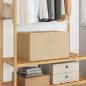 Preview: ARDEBO.de - Aufbewahrungsbox 2 stk. Vliesstoff 60 x 43 x 35 cm 90,3 L Creme