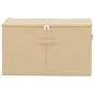 Preview: Aufbewahrungsbox 2 stk. Vliesstoff 60 x 43 x 35 cm 90,3 L Creme