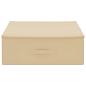Preview: Aufbewahrungsbox Vliesstoff 90 x 48 x 15 cm 64,8 L Creme