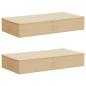 Preview: Aufbewahrungsbox 2 stk. Vliesstoff 90 x 48 x 15 cm 64,8 L Creme