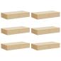 Preview: Aufbewahrungsbox 6 stk. Vliesstoff 90 x 48 x 15 cm 64,8 L Creme