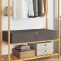 Preview: ARDEBO.de - Aufbewahrungsbox 2 stk. Vliesstoff 90 x 48 x 15 cm 64,8 L Grau
