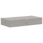 Preview: Aufbewahrungsbox Vliesstoff 100 x 50 x 18 cm 90 l Grau