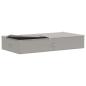 Preview: Aufbewahrungsbox Vliesstoff 100 x 50 x 18 cm 90 l Grau