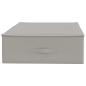 Preview: Aufbewahrungsbox Vliesstoff 100 x 50 x 18 cm 90 l Grau