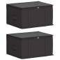 Preview: Aufbewahrungsbox mit transparentem Oberfenster 2 stk. 33,6 L