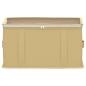 Preview: Aufbewahrungsbox mit transparentem Oberfenster Creme Vliesstoff