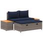 Preview: Outdoor-Sofagarnitur 4 -Seater 4 stk. 55 x 30 x 39 cm